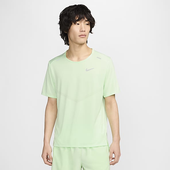 Nike green running clothing discount